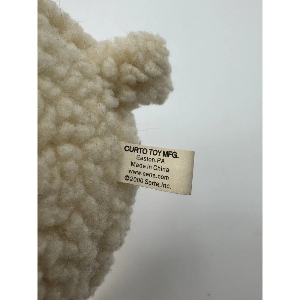 CURTO TOY 2000 Serta Counting Sheep #36 Plush NWT 8” Promo Stuffed Animal